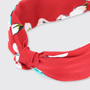 Sienna Wide Headband- Red - Forever England