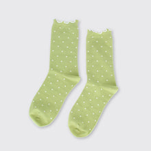 Load image into Gallery viewer, Small Spot Sock Green - Forever England
