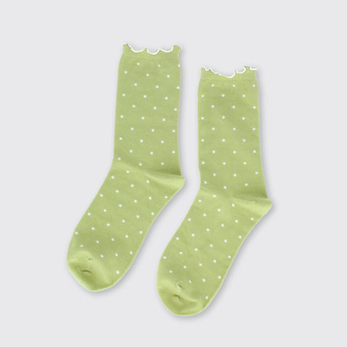 Small Spot Sock Green - Forever England