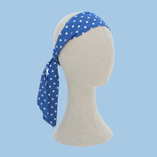 Load image into Gallery viewer, Spotty Headband Blue - Forever England