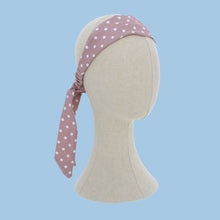 Load image into Gallery viewer, Spotty Headband Dusky Pink - Forever England