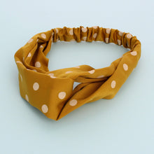 Load image into Gallery viewer, Spotty Headband Ochre - Forever England