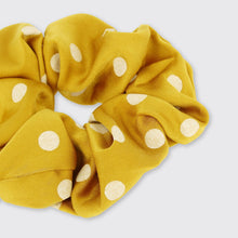 Load image into Gallery viewer, Spotty Scrunchie Ochre - Forever England