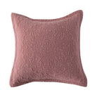 Stonewash Cotton Dark Pink Continental Pillowsham - Forever England