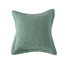 Load image into Gallery viewer, Stonewash Cotton Sage Green Continental Pillowsham - Forever England