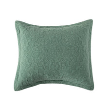 Load image into Gallery viewer, Stonewash Cotton Sage Green Cushion Complete - Forever England