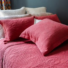 Load image into Gallery viewer, Stonewash Cotton Terracotta Continental Pillowsham - Forever England