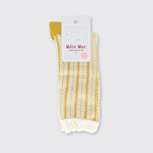Load image into Gallery viewer, Trellis Socks Ochre - Forever England