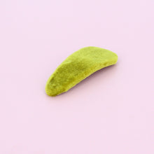 Load image into Gallery viewer, Velvet Hair Clip Pea Green - Forever England