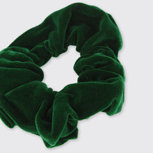 Load image into Gallery viewer, Velvet Scrunchie Bottle Green - Forever England