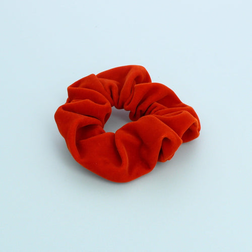 Velvet Scrunchie Rust - Forever England