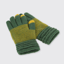 Load image into Gallery viewer, Women&#39;s Green and Ochre Gloves Millie Mae